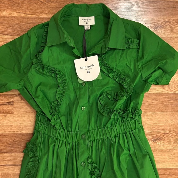 Kate Spade New York for Target Women's Ribbon Short Sleeve Midi Shirtdre… - Picture 4 of 9